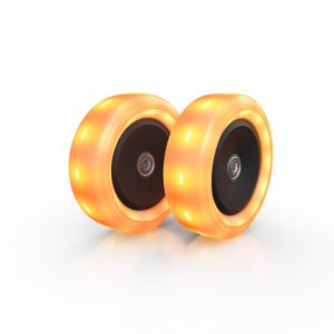 BERG Nexo Wheels 120x40mm Lights Orange kolečka ke koloběžce