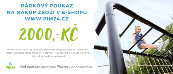DÁRKOVÝ POUKAZ V HODNOTĚ TÍSIC KORUN