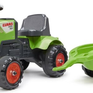 FALK Odrážedlo 1012B Baby Claas Axos s vlečkou
