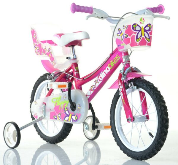 DINO Bikes - Dětské kolo 16 "166R - růžový 2017