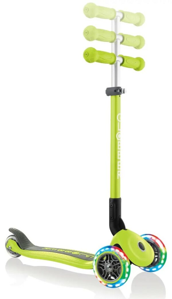 Globber Koloběžka Primo Foldable Lights Lime Green